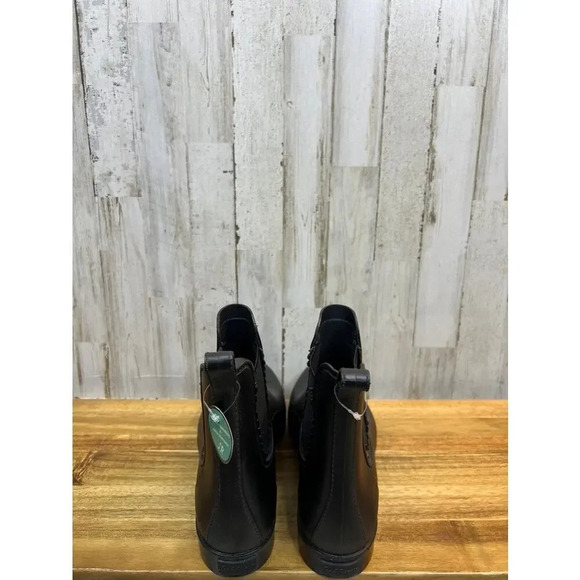 NWT Jack Rogers Women's Black Sallie Chelsea Rain Boot Size 10 - Picture 2 of 6